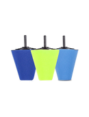 KIT COM 3 PEÇAS - BOINA DE POLIMENTO EM CONE