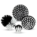 JOGO DE ESCOVAS ROTATIVAS DE CERDAS MACIAS
